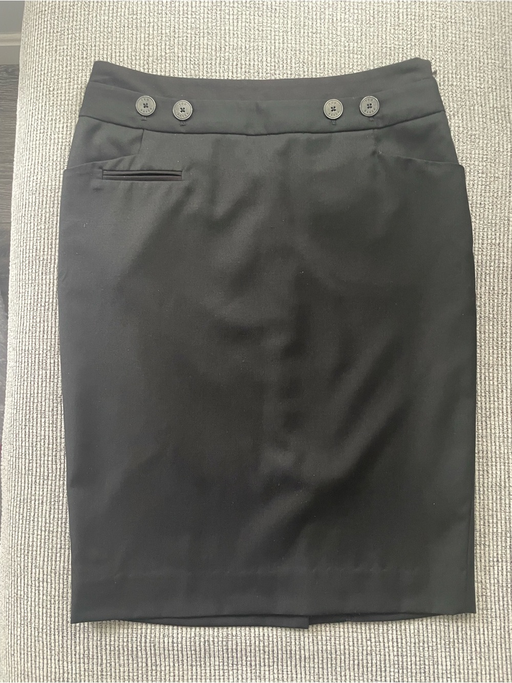 Ted Baker London Pencil Skirt with front button details - Picture 8 of 9